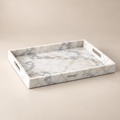 Nireqlo™ Marble-Pattern Dessert Serving Tray hero product image